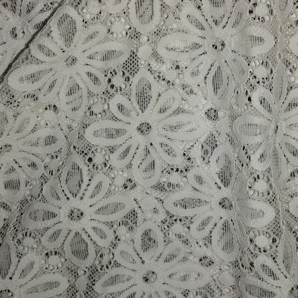 Victoria's Secret White Lace Chemise with Ruffle Bodysuit Size m - Picture 10 of 12